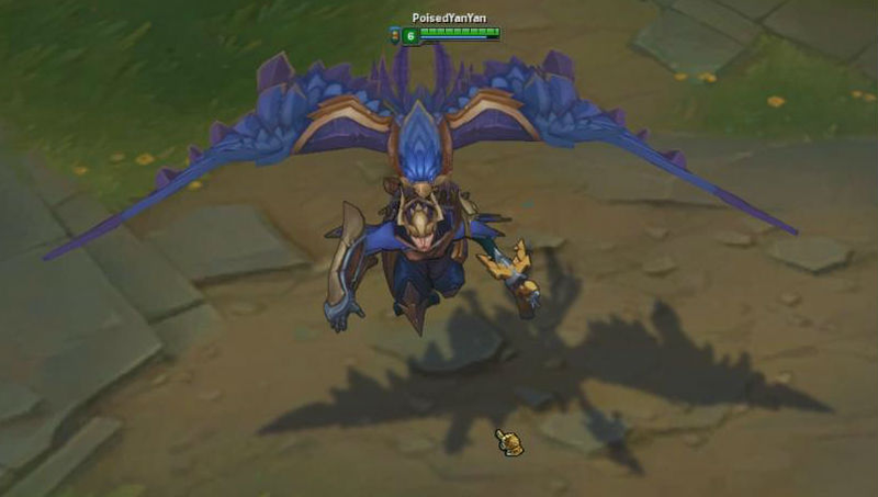 Illustration for article titled Quinn's New Bird Form In League Of Legends Looks Kinda Silly